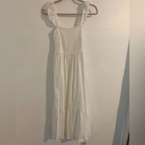 Nanette Lepore White Eyelet Nap Maxi Dress size 2
